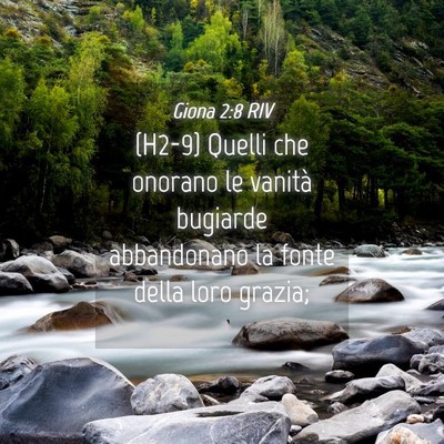 Picture 04 - Giona 2:8 RIV - (H2-9) Quelli che onorano le vanità bugiarde - Bible Verse Picture