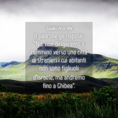 Picture 04 - Giudici 19:12 RIV - Il padrone gli rispose: “No, non dirigeremo il - Bible Verse Picture