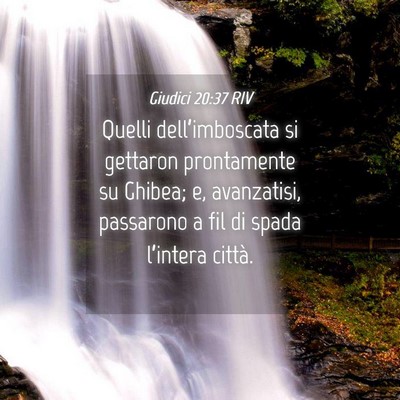Picture 04 - Giudici 20:37 RIV - Quelli dell’imboscata si gettaron prontamente - Bible Verse Picture
