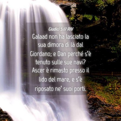 Picture 04 - Giudici 5:17 RIV - Galaad non ha lasciato la sua dimora di là dal - Bible Verse Picture