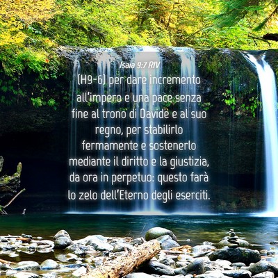 Picture 04 - Isaia 9:7 RIV - (H9-6) per dare incremento all’impero e una - Bible Verse Picture