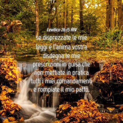 Picture 04 - Levitico 26:15 RIV - se disprezzate le mie leggi e l’anima vostra - Bible Verse Picture