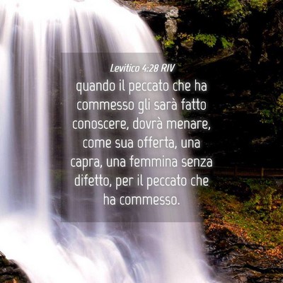 Picture 04 - Levitico 4:28 RIV - quando il peccato che ha commesso gli sarà fatto - Bible Verse Picture