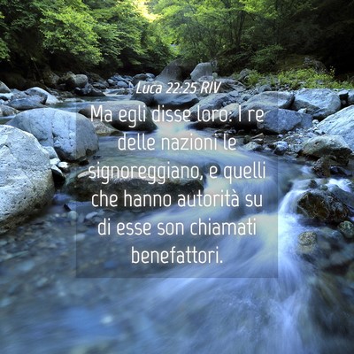 Picture 04 - Luca 22:25 RIV - Ma egli disse loro: I re delle nazioni le - Bible Verse Picture