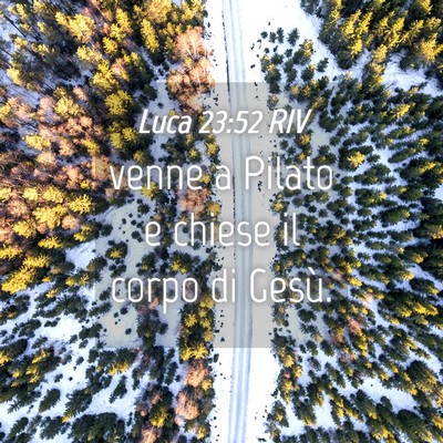 Picture 04 - Luca 23:52 RIV - venne a Pilato e chiese il corpo di - Bible Verse Picture