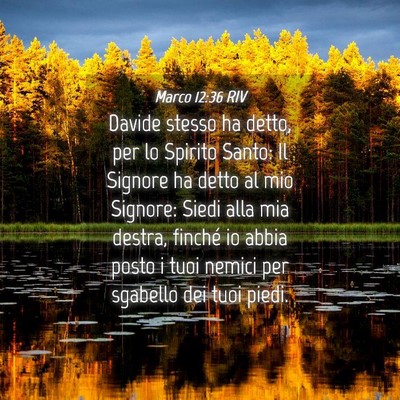 Picture 04 - Marco 12:36 RIV - Davide stesso ha detto, per lo Spirito Santo: Il - Bible Verse Picture