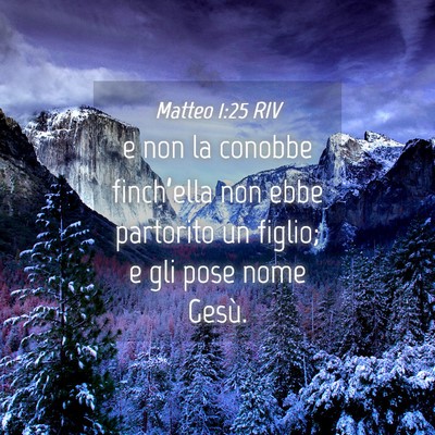 Picture 04 - Matteo 1:25 RIV - e non la conobbe finch’ella non ebbe partorito - Bible Verse Picture