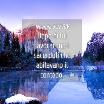 Picture 04 - Neemia 3:22 RIV - Dopo di lui lavorarono i sacerdoti che abitavano - Bible Verse Picture