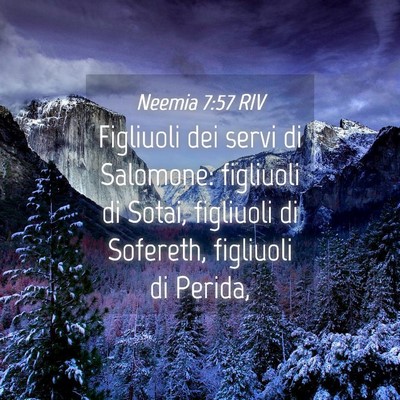 Picture 04 - Neemia 7:57 RIV - Figliuoli dei servi di Salomone: figliuoli di - Bible Verse Picture
