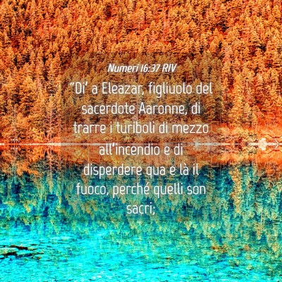 Picture 04 - Numeri 16:37 RIV - “Di’ a Eleazar, figliuolo del sacerdote - Bible Verse Picture