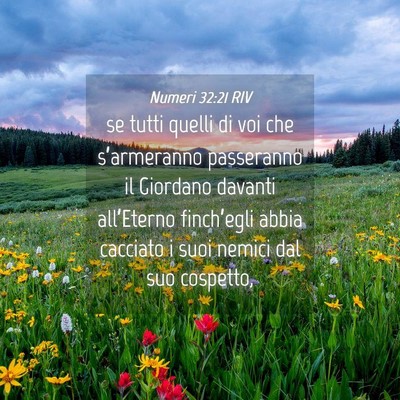 Picture 04 - Numeri 32:21 RIV - se tutti quelli di voi che s’armeranno - Bible Verse Picture