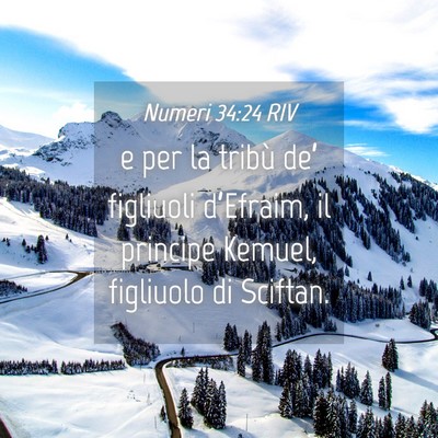 Picture 04 - Numeri 34:24 RIV - e per la tribù de’ figliuoli d’Efraim, il - Bible Verse Picture