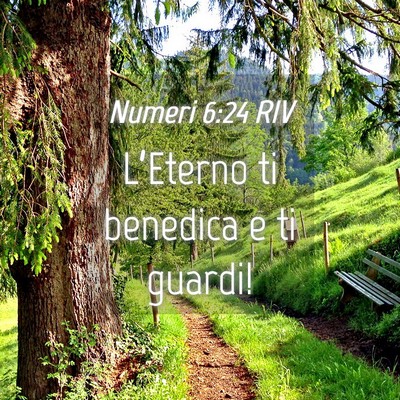 Picture 04 - Numeri 6:24 RIV - L’Eterno ti benedica e ti - Bible Verse Picture