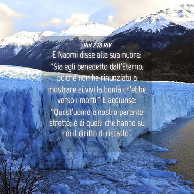 Picture 04 - Rut 2:20 RIV - E Naomi disse alla sua nuora: “Sia egli - Bible Verse Picture