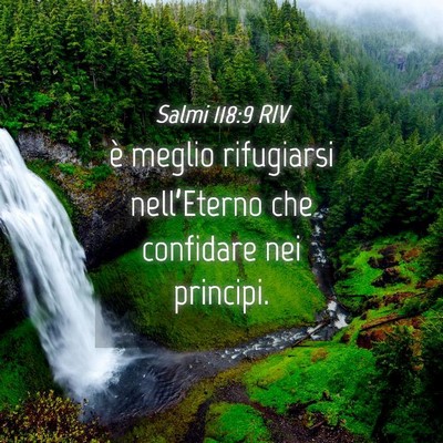 Picture 04 - Salmi 118:9 RIV - è meglio rifugiarsi nell’Eterno che confidare - Bible Verse Picture