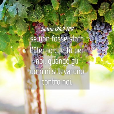 Picture 04 - Salmi 124:2 RIV - se non fosse stato l’Eterno che fu per noi, - Bible Verse Picture