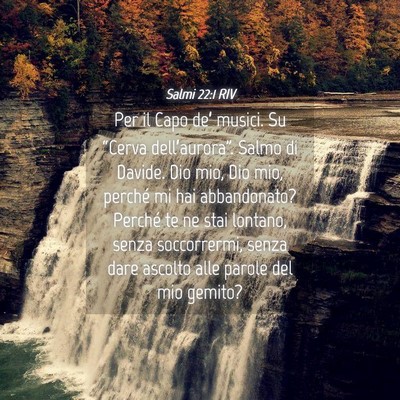 Picture 04 - Salmi 22:1 RIV - Per il Capo de’ musici. Su “Cerva - Bible Verse Picture