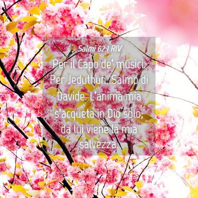 Picture 04 - Salmi 62:1 RIV - Per il Capo de’ musici. Per Jeduthun. Salmo di - Bible Verse Picture
