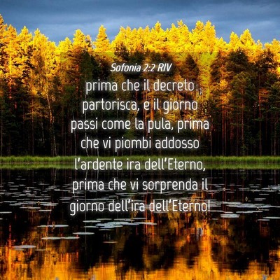 Picture 04 - Sofonia 2:2 RIV - prima che il decreto partorisca, e il giorno - Bible Verse Picture