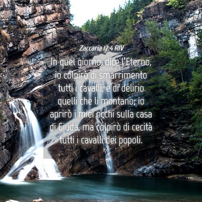 Picture 04 - Zaccaria 12:4 RIV - In quel giorno, dice l’Eterno, io colpirò di - Bible Verse Picture