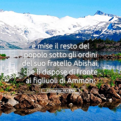 Picture 05 - 1 Cronache 19:11 RIV - e mise il resto del popolo sotto gli ordini del - Bible Verse Picture