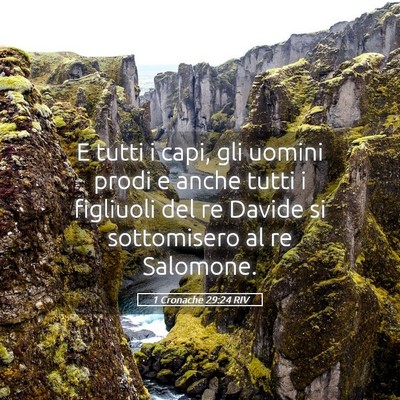 Picture 05 - 1 Cronache 29:24 RIV - E tutti i capi, gli uomini prodi e anche tutti i - Bible Verse Picture