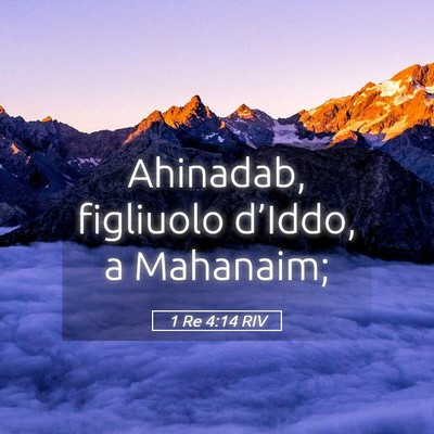Picture 05 - 1 Re 4:14 RIV - Ahinadab, figliuolo d’Iddo, a - Bible Verse Picture