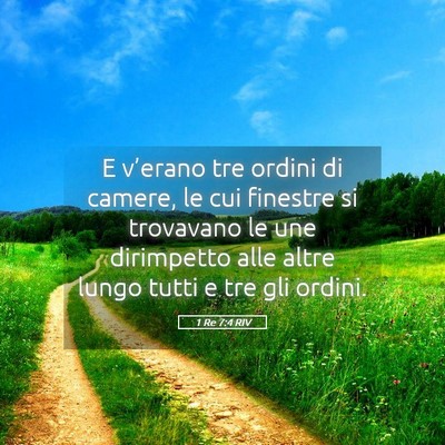 Picture 05 - 1 Re 7:4 RIV - E v’erano tre ordini di camere, le cui finestre - Bible Verse Picture
