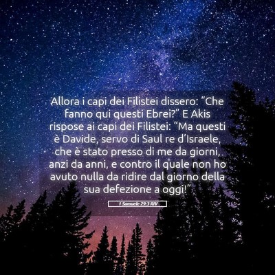 Picture 05 - 1 Samuele 29:3 RIV - Allora i capi dei Filistei dissero: “Che fanno - Bible Verse Picture