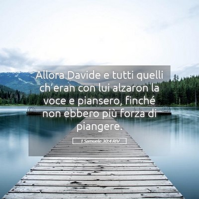 Picture 05 - 1 Samuele 30:4 RIV - Allora Davide e tutti quelli ch’eran con lui - Bible Verse Picture