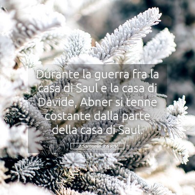 Picture 05 - 2 Samuele 3:6 RIV - Durante la guerra fra la casa di Saul e la casa - Bible Verse Picture