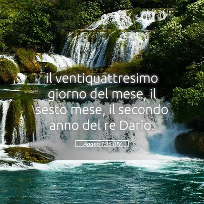 Picture 05 - Aggeo 1:15 RIV - il ventiquattresimo giorno del mese, il sesto - Bible Verse Picture