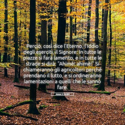 Picture 05 - Amos 5:16 RIV - Perciò, così dice l’Eterno, l’Iddio degli - Bible Verse Picture