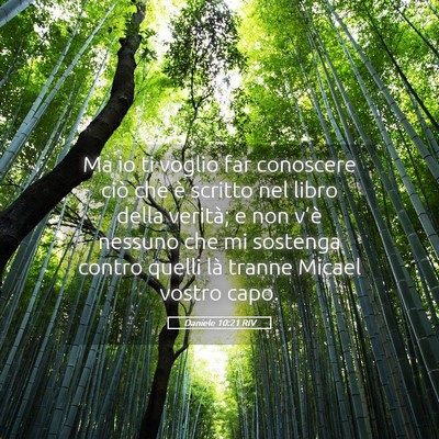 Picture 05 - Daniele 10:21 RIV - Ma io ti voglio far conoscere ciò che è scritto - Bible Verse Picture