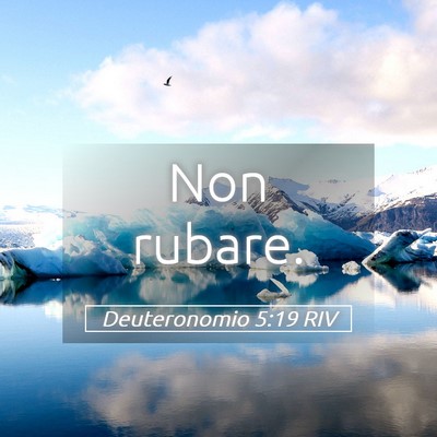 Picture 05 - Deuteronomio 5:19 RIV - Non - Bible Verse Picture