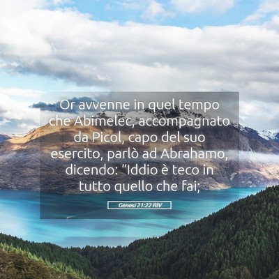 Picture 05 - Genesi 21:22 RIV - Or avvenne in quel tempo che Abimelec, - Bible Verse Picture