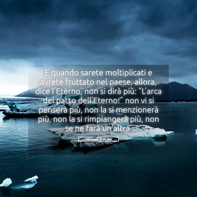 Picture 05 - Geremia 3:16 RIV - E quando sarete moltiplicati e avrete fruttato - Bible Verse Picture