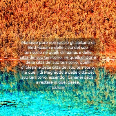 Picture 05 - Giudici 1:27 RIV - Manasse pure non cacciò gli abitanti di - Bible Verse Picture