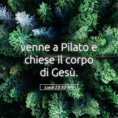 Picture 05 - Luca 23:52 RIV - venne a Pilato e chiese il corpo di - Bible Verse Picture