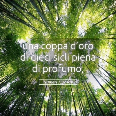 Picture 05 - Numeri 7:32 RIV - una coppa d’oro di dieci sicli piena di - Bible Verse Picture
