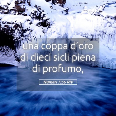 Picture 05 - Numeri 7:56 RIV - una coppa d’oro di dieci sicli piena di - Bible Verse Picture