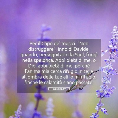 Picture 05 - Salmi 57:1 RIV - Per il Capo de’ musici. “Non distruggere”. - Bible Verse Picture