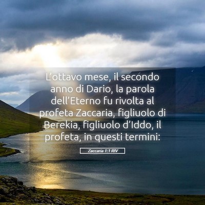 Picture 05 - Zaccaria 1:1 RIV - L’ottavo mese, il secondo anno di Dario, la - Bible Verse Picture