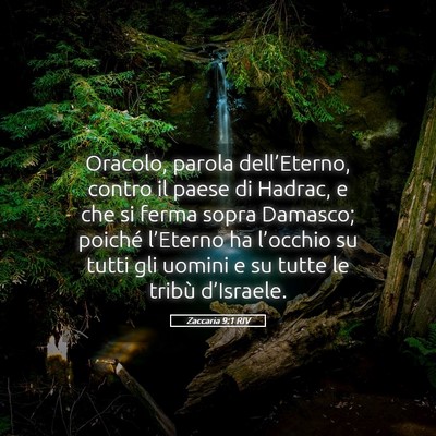 Picture 05 - Zaccaria 9:1 RIV - Oracolo, parola dell’Eterno, contro il paese di - Bible Verse Picture
