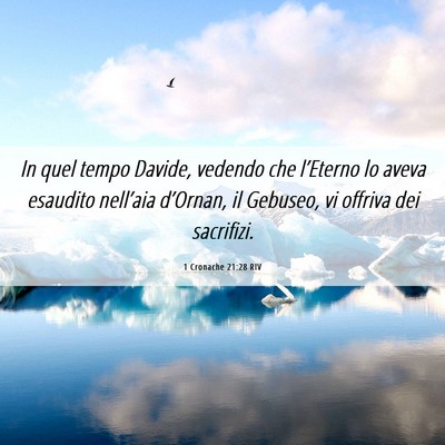 Picture 06 - 1 Cronache 21:28 RIV - In quel tempo Davide, vedendo che l’Eterno lo - Bible Verse Picture