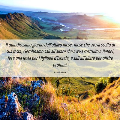 Picture 06 - 1 Re 12:33 RIV - Il quindicesimo giorno dell’ottavo mese, mese - Bible Verse Picture