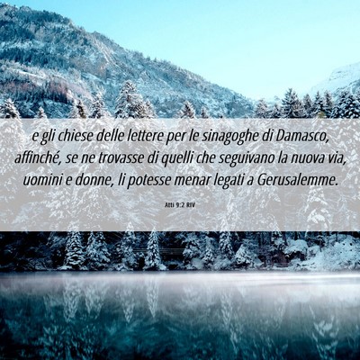 Picture 06 - Atti 9:2 RIV - e gli chiese delle lettere per le sinagoghe di - Bible Verse Picture