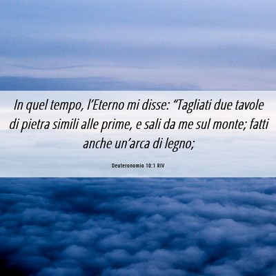 Picture 06 - Deuteronomio 10:1 RIV - In quel tempo, l’Eterno mi disse: “Tagliati - Bible Verse Picture