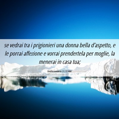 Picture 06 - Deuteronomio 21:11 RIV - se vedrai tra i prigionieri una donna bella - Bible Verse Picture