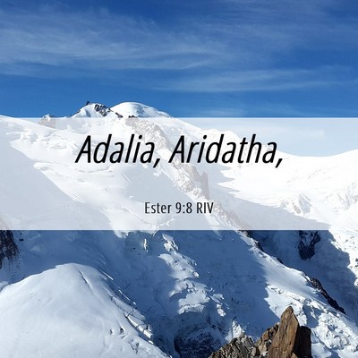 Picture 06 - Ester 9:8 RIV - Adalia, - Bible Verse Picture
